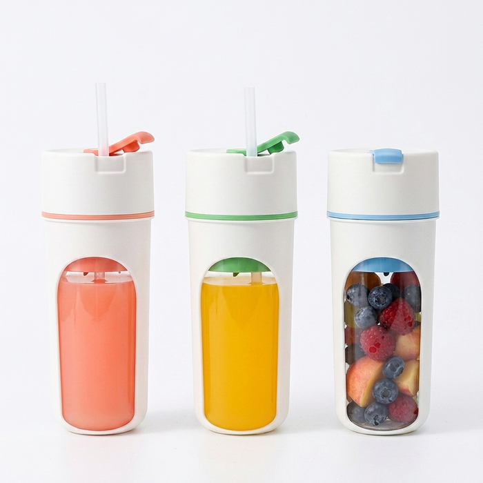 Mixer To Go Smoothie Mixer To Go Mini Entsafter für Obst, Säfte & Shakes